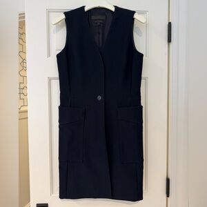 Rag & Bone Navy Midi Dress with Pockets